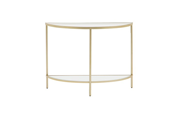 HUDSON CONSOLE TABLE - CHAMPAGNE